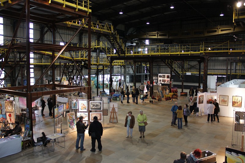 Kunstmesse in Musée les Mineurs Wendel